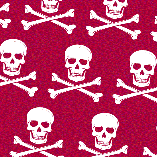 Skull and crossbones motif